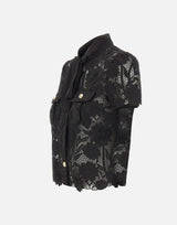 Camcia in pizzo con fiocco 111TB BLACK SELF-PORTRAIT 