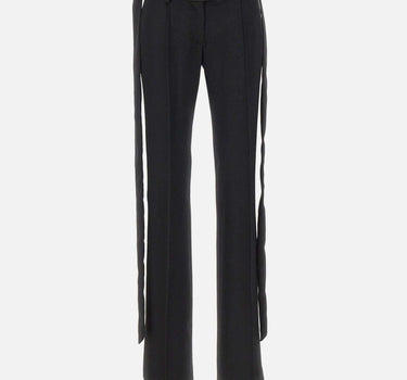 Pantaloni con cintura avvolgente 260WCP00285 WWW065AA100 THE ATTICO 