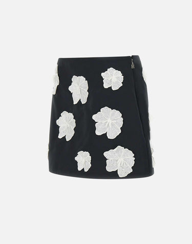 "Satin flower skirt" 113238 100 ROTATE BIRGER CHRISTENSEN 