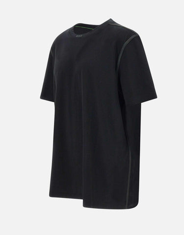 T-shirt Boss uomo "Tee tape" in cotone stretch 50531230 001 BOSS 