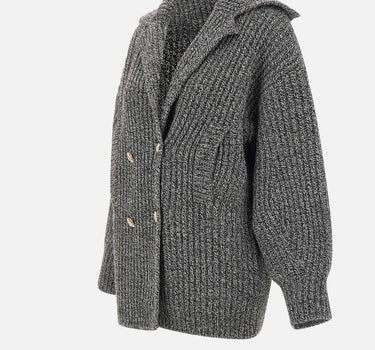 Giacca in maglia di lana CF5402MA65N U9780 LIU-JO 