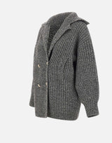 Giacca in maglia di lana CF5402MA65N U9780 LIU-JO 