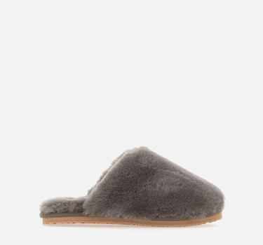 "Closed toe sheepskin fur slipper" FW161000L CHA MOU 