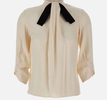 Blusa con fiocco firmato CA17866E2 E84 ELISABETTA FRANCHI 
