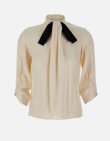 Blusa con fiocco firmato CA17866E2 E84 ELISABETTA FRANCHI 