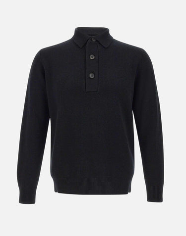 Polo in maglia di lana e cashmere PL3ML WC7R990 FILIPPO DE LAURENTIIS 