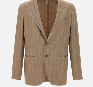 Blazer  in lana, seta e lino 3803M 53C SANTANIELLO 