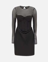 "Satin corset mini dress" 115252 100 ROTATE BIRGER CHRISTENSEN 