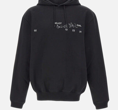 Felpa "Fulgens Hoodie" M08081 BLK01 HELIOT EMIL 