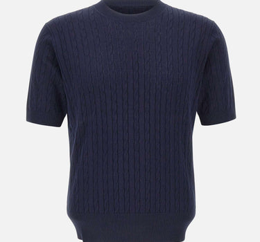 Maglia a maniche corte a trecce 30002106 038 KANGRA 
