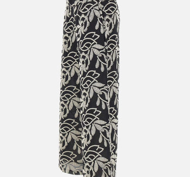 Pantaloni con ricamo floreale P002P000488N 001 ELENA MIRO' 