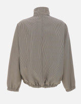 Giacca bomber pied de poule con fibbia e zip 126CBL334W00145 REDBLACK COURREGES 