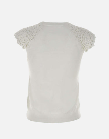 Top con ricamo RP1NT040 1041 KAOS 