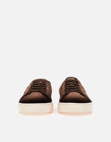 Sneaker in suede intrecciato MBCD22171BARTIST M21 SANTONI 