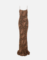 Abito lungo "Ninfea" TM190131B TNV143PAISLEY THE ANDAMANE 