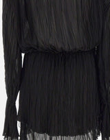 Abito plissettato in georgette 2A771A N0990 BLUMARINE 