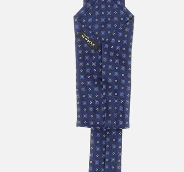 Cravatta in seta con motivo geometrico UCRVKRC01M1702 000 KITON 