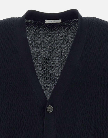 Cardigan in cotone A036 F3009000 PAOLO PECORA 