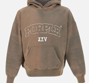 Felpa "HWT Fleece" P401 HFGS425GREY PURPLE BRAND