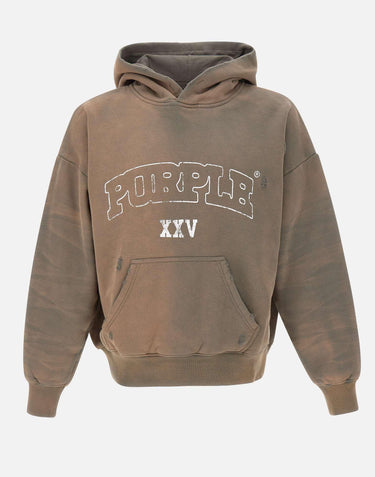 Felpa "HWT Fleece" P401 HFGS425GREY PURPLE BRAND 