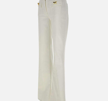 Jeans in cotone con fiocchi gioiello PJ93N51E2 360 ELISABETTA FRANCHI 