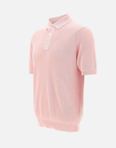 Polo in crepe di cotone PL1MC CR14P320 FILIPPO DE LAURENTIIS 