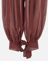 Pantaloni "Noor" TM190455A TNC108ROUGENOIR THE ANDAMANE 