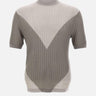 Maglia in misto lana a maniche corte EM004627 AF25250M8120 EMPORIO ARMANI 