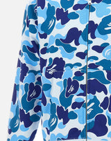 Felpa con cappuccio "ABC Camo 2nd Shark" 001ZPM301008M BLUE BAPE 