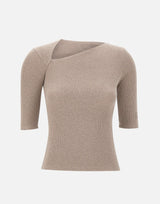Maglia con scollo asimmetrico S52NC0361 M20122809 MM6 MAISON MARGIELA 