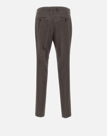 Pantaloni slim fit in misto lana 50563826 208 BOSS 