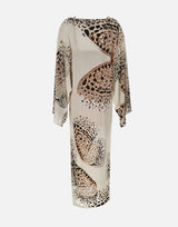 Abito in maglia devoré 4A480A M1025 BLUMARINE 