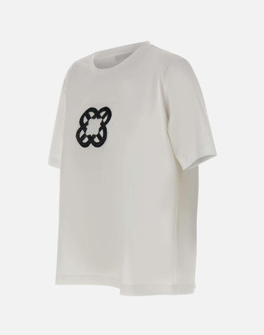 T-shirt in jersey di cotone G270Z000407N 011 ELENA MIRO' 