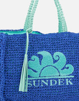 "Wina straw bag" AW029ABPA100 A7400 SUNDEK 