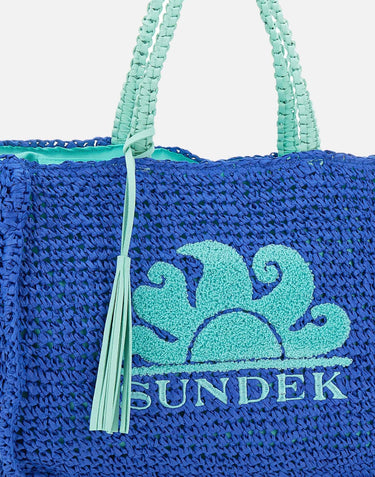 "Wina straw bag" AW029ABPA100 A7400 SUNDEK 