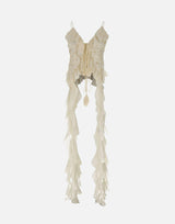 Top "Floral Embroidery" RTOP16663 CREAM NISSA 