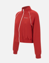 Felpa retrò con logo JA066710326RE33 RUBY SPORTY & RICH 