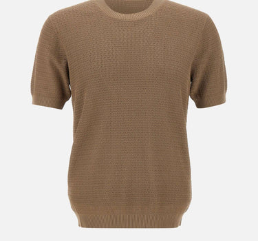 T-shirt in filato di cotone e viscosa 100221 052 KANGRA 