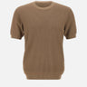 T-shirt in filato di cotone e viscosa 100221 052 KANGRA 