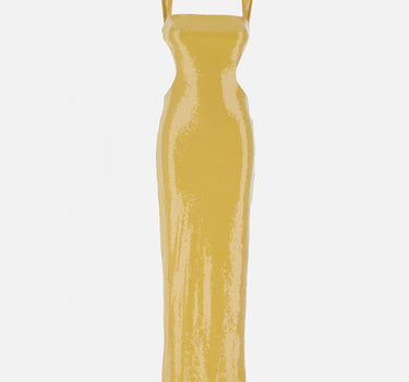 Abito lungo "Cubres" A0064 GIA TWENTYFOURHAITCH 