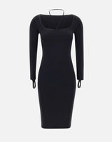 "Sculpting jersey midi dress" PS25191300 004 ANDREADAMO 