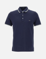 Polo in piquet di cotone stretch NPMB250140STDW U806 FAY 
