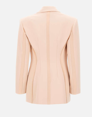 Blazer in crêpe leggero e raso GI24163E2 EA1 ELISABETTA FRANCHI 