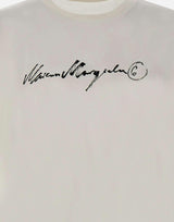 T-shirt con firma Margiela SH0GC0077 M20258101 MM6 MAISON MARGIELA 