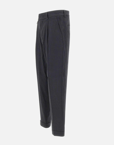 Pantaloni "Duomo" relaxed fit B1263632 9000 PAOLO PECORA 