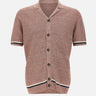 Camicia in maglia di lino e cotone 57194 18671168 GRAN SASSO 