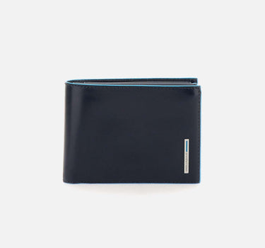 Portafoglio "Blue Square" in pelle PU1392B2R BLU2 PIQUADRO 