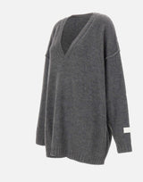 Maglia over con cuciture a contrasto S52HN0016 M13289859M MM6 MAISON MARGIELA 