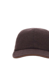 Cappello baseball in cashmere N77CPLN18 TES0N0282405 ELEVENTY 