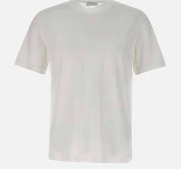 T-shirt in crepe di cotone DK87114 BIANCO DIKTAT 